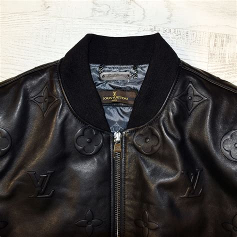 louis vuitton men's jacket size chart|louis vuitton leather jacket men.